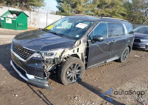 2022 Kia Carnival Mpv Sx z USA, uszkodzony, nr VIN KNDNE5H38N6084186